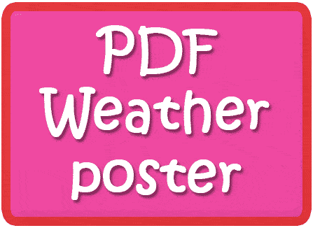 weather flashcards poster PDF download button