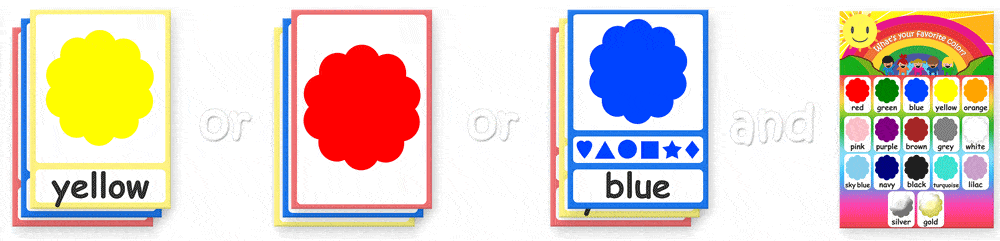 Aplhabet flash cards spellings colour Available in 2 sizes teaches colours 