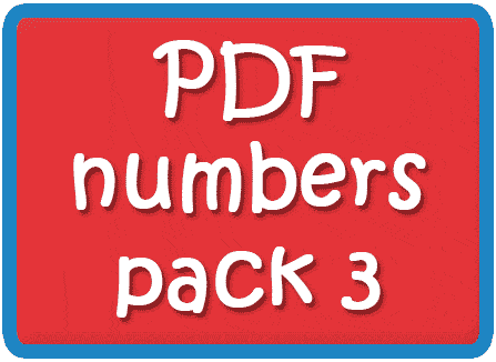 PRE-SCHOOL COUNTING/ COLOURS FLASH CARDS AVAILABLE AS A4 SIZE LARGE NUMBER 