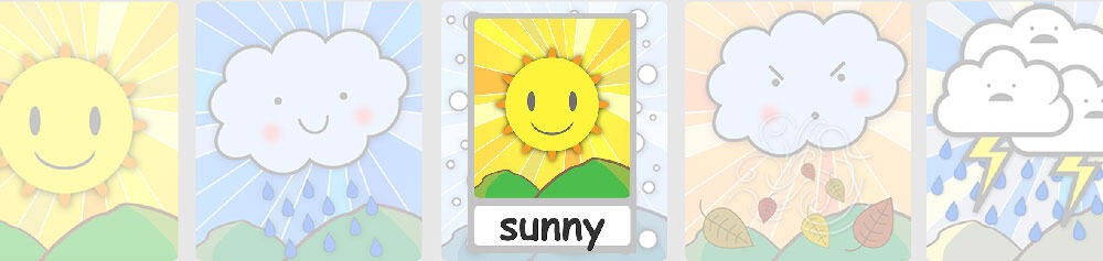 weather flashcards banner