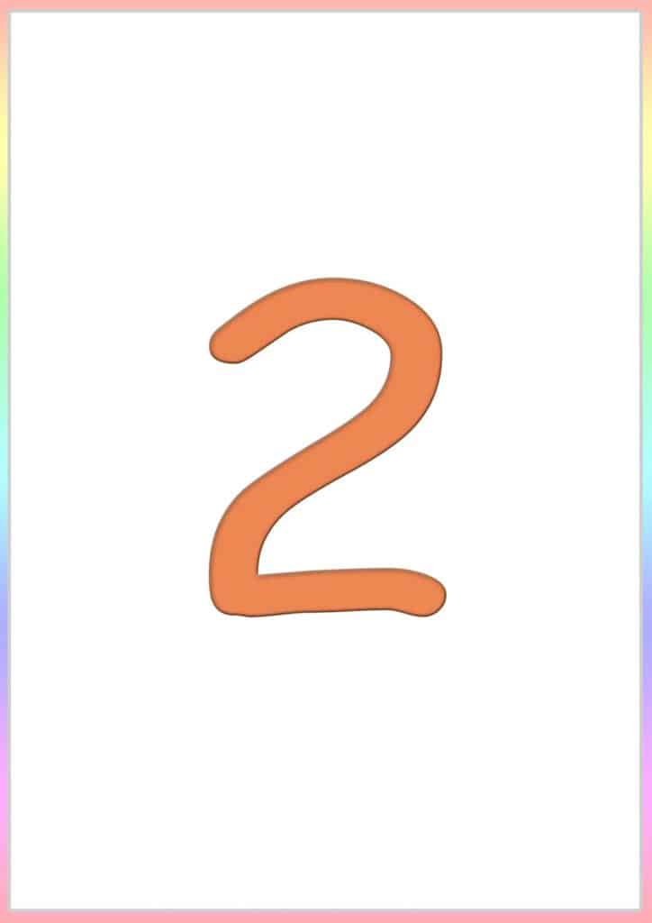 Number Flashcards Teach Numbers Free Flashcards For Kids