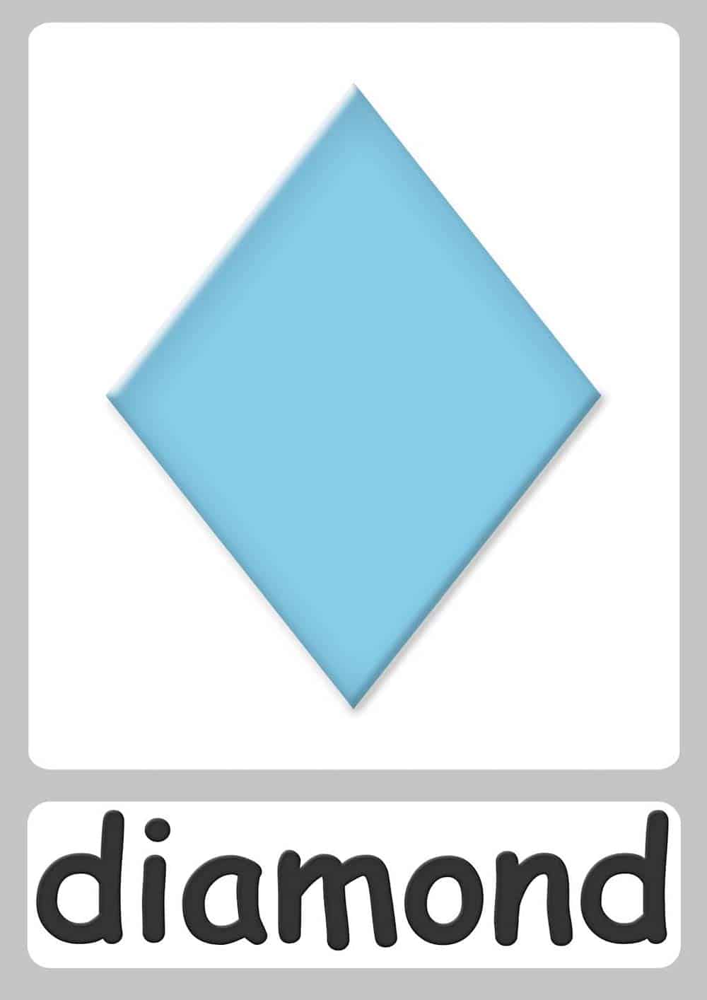 Shape flashcards teach shapes free printable flashcards posters 