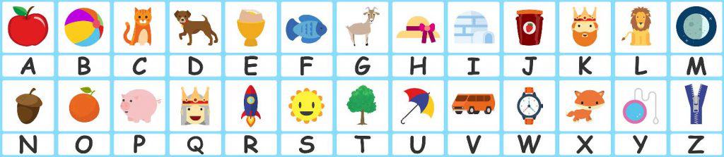 Alphabet Cards A-Z Kids Toddlers Preschool Early Learning Resource Sen W0K7 