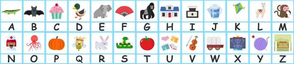 alphabet flashcards teach a z free printable phonics chart