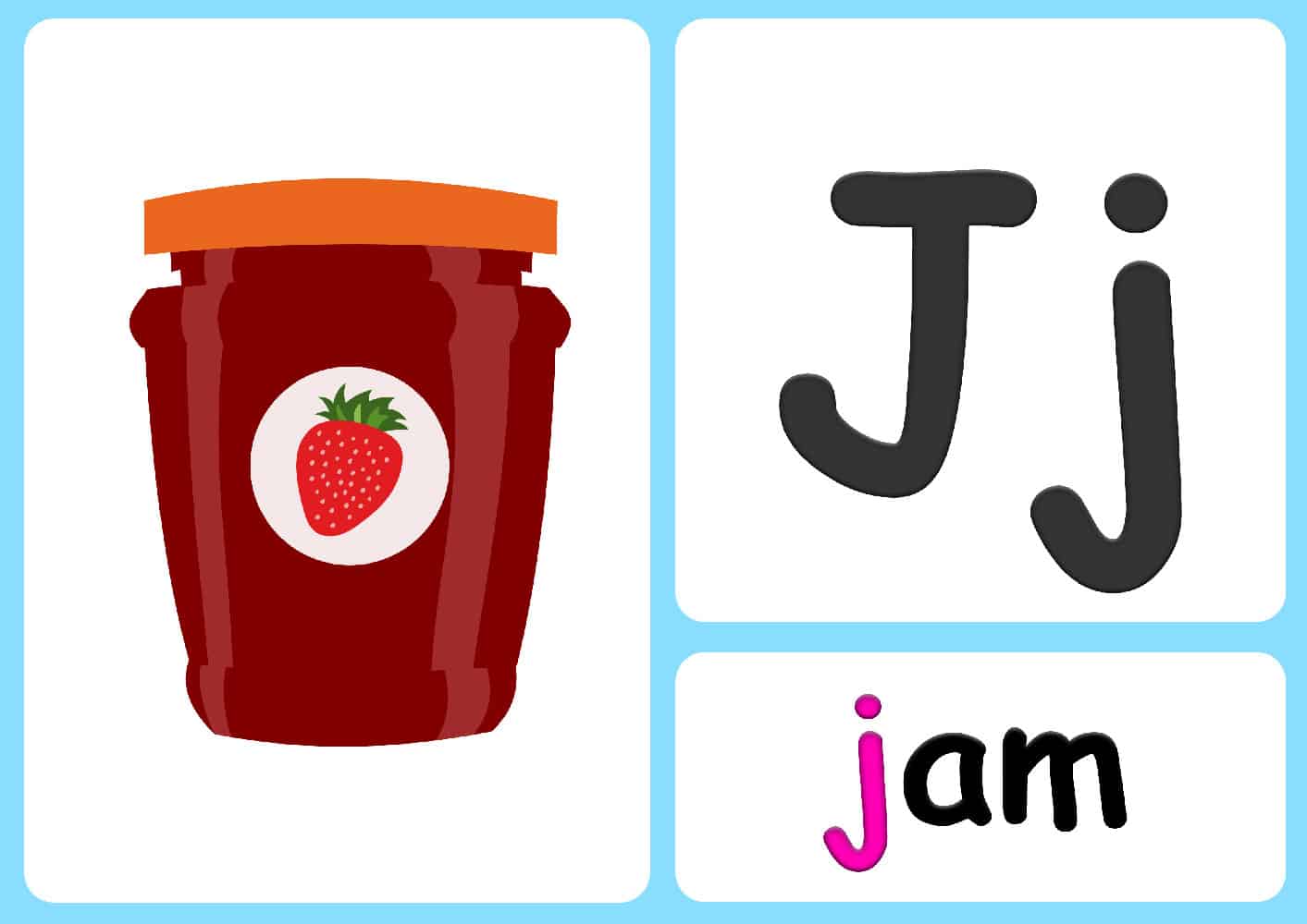 Alphabet Flashcards Teach AZ FREE Printable Phonics Chart!