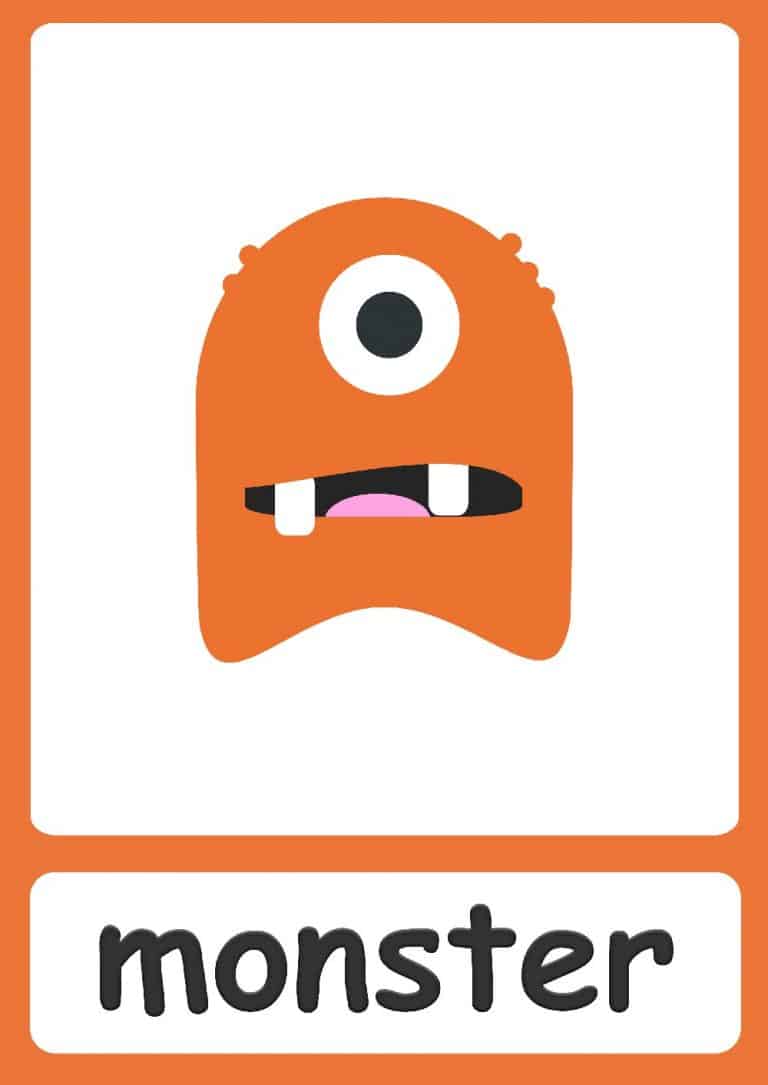 Halloween flashcards for kids! 28 FREE flashcards for kindergarten!