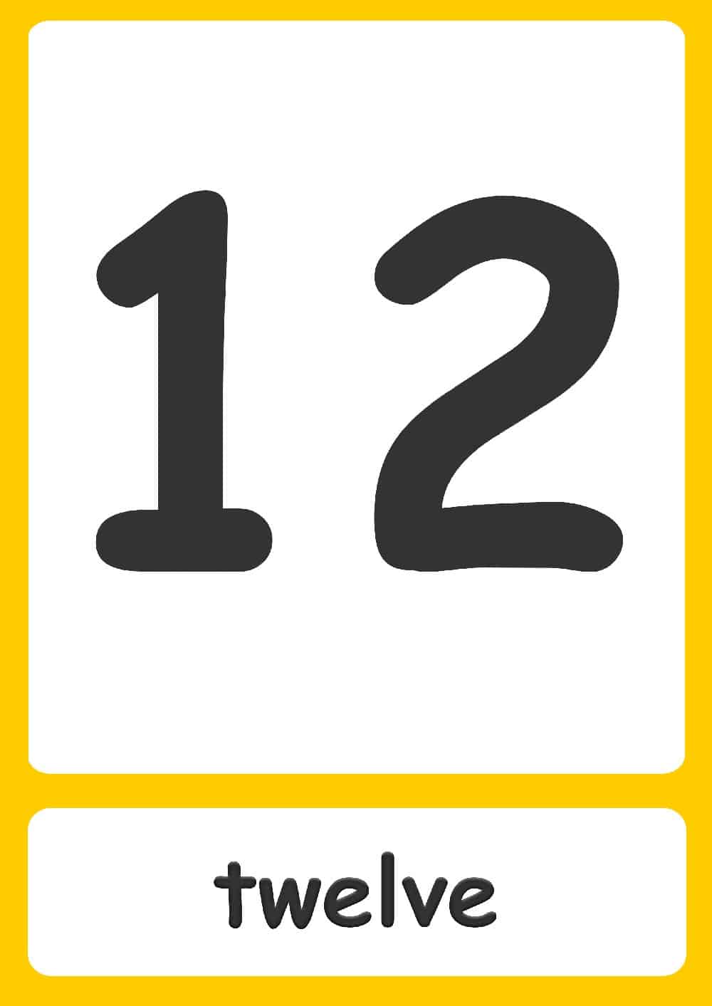 Number 12 In Words