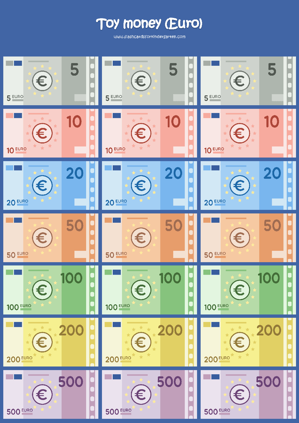 Euro Money Flashcards