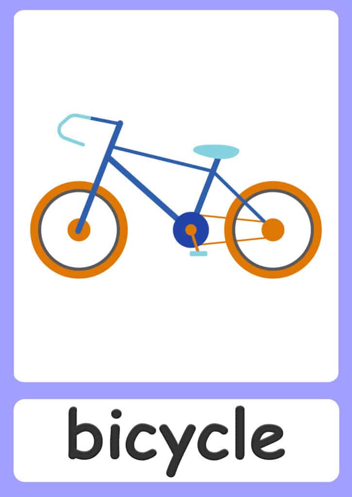 Toy-flashcards-bicycle