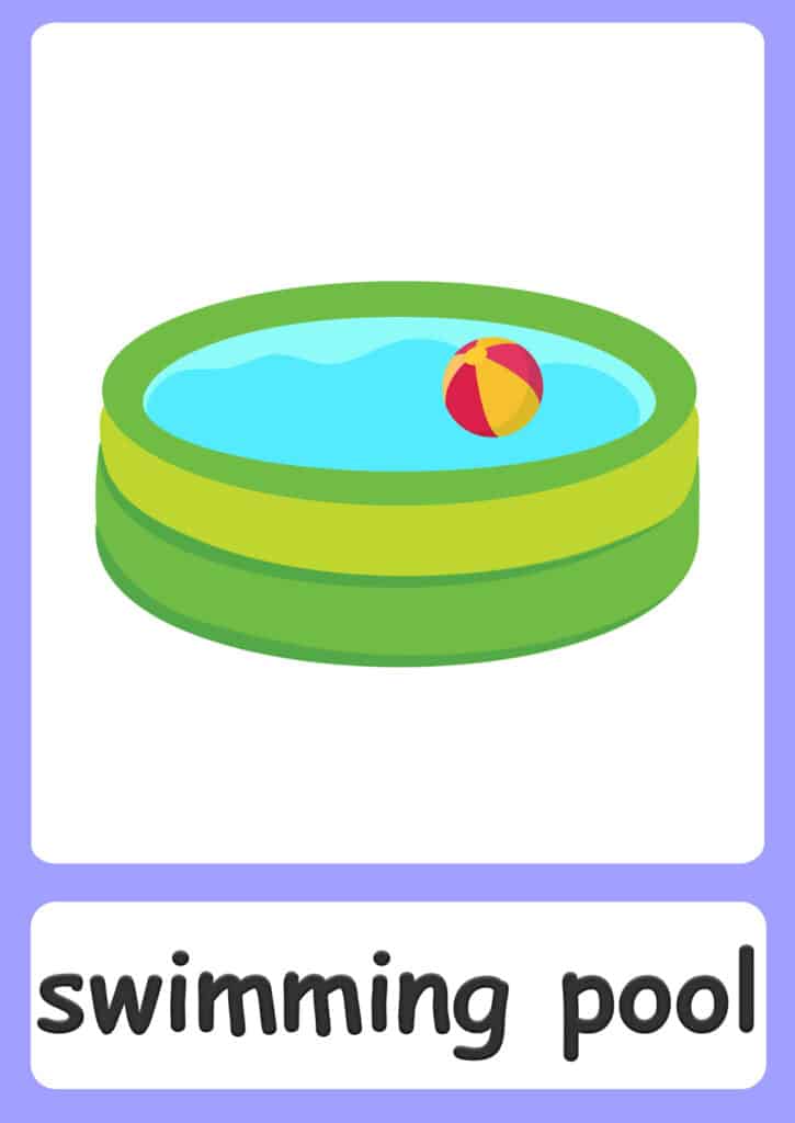 Toy-flashcards-swimming-pool