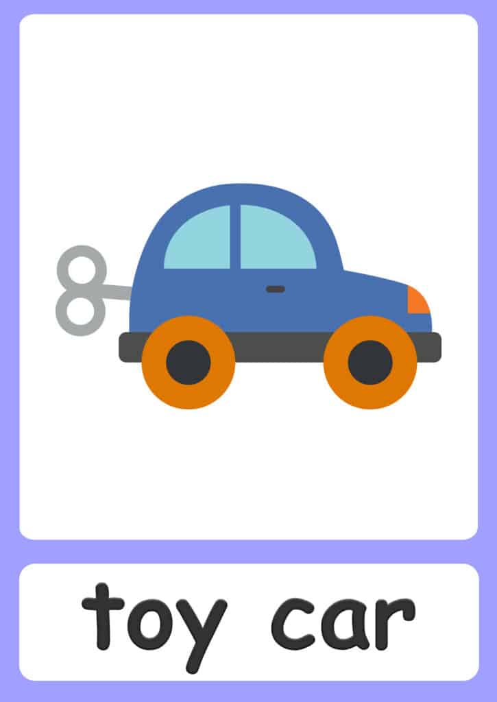 Toy-flashcards-toy-car