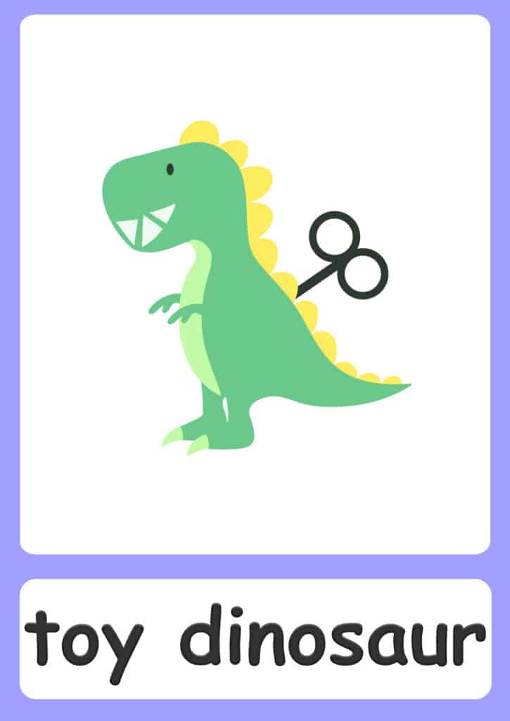 Toy-flashcards-toy-dinosaur