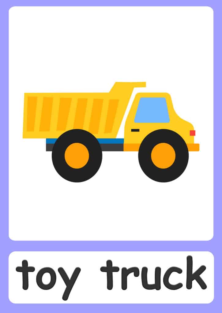 Toy-flashcards-toy-truck