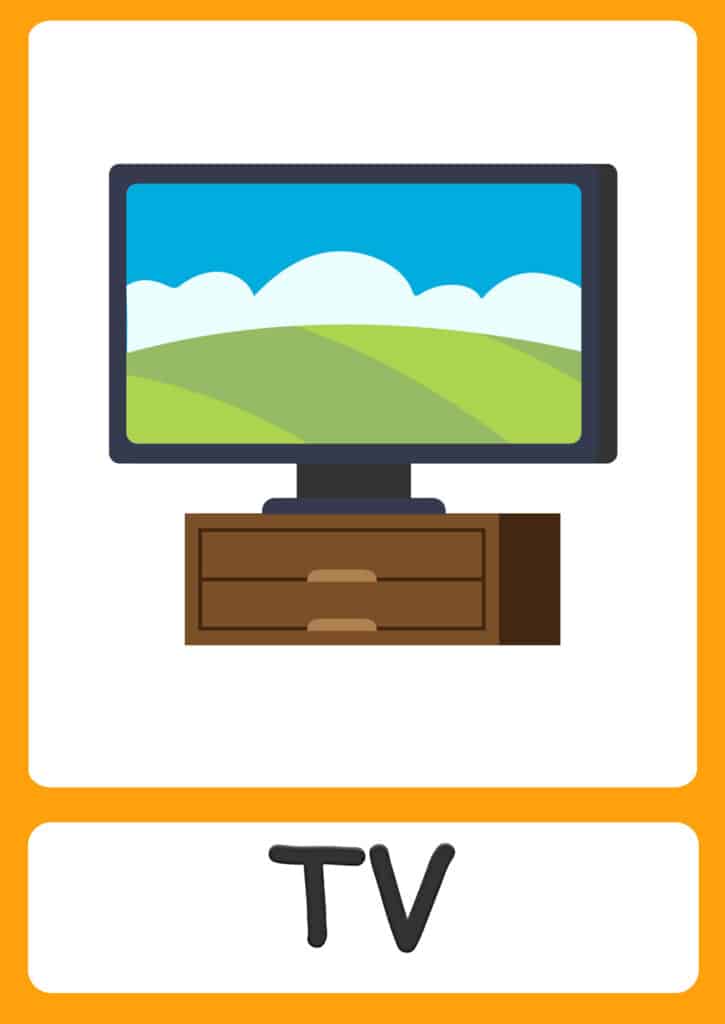 bedroom-flashcards-TV